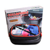 18L Folding Trash Can Telescopic Storage Box Storage Bucket Folding Water Bucket(English Black With Lid)
