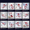 Christmas  Peach Skin Sofa Pillowcase Cartoon Living Room Bedroom Pillowcase Without Pillow Core(Snowman 7)
