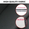 Skin Feeling Car Leather Seat Belt Cover Shoulder Pads 6.5x23cm(Black)