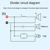 PUV-W3 High Medium And Low 3-Way Audio Crossover Home Cinema Speaker Divider, Style: C Model