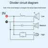 PUV-W3 High Medium And Low 3-Way Audio Crossover Home Cinema Speaker Divider, Style: A Model