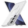 For Samsung Galaxy S25+ 5G Ice Color Magnetic Series TPU Hybrid Acrylic Magsafe Phone Case(Transparent)