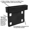 SHUNWEI SD-1513 Car Seat Seam Storage Box Mobile Phone Standing Storage Supplies In Car(Black)
