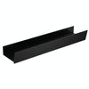 No-Punch Bathroom Shelf Washstand Convenient Storage Rack, Specification: 50cm Black Paint