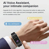 A8 1.98 inch 2 in 1 Bluetooth Earphone Silicone Strap Smart Watch, Support ECG / NFC(Brown)