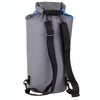 LUCKSTONE 60L Outdoor Rafting And River Tracing Waterproof Backpack Shoulder Bag Inflatable Swimming Bag Tote Bucket Bag(Blue)