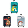 Thick Wear-resistant Luggage Elastic Dustproof Protective Cover, Size: M(Bear Girl)