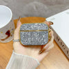 For AirPods 4 Glitter Wireless Earbuds Box Protective Case(Grey)