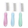 Pet Grooming Comb, Thin Teeth, Blue - Cat & Dog Deshedding