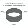Personal Large-capacity Stretch Tablet Pockets Travel Anti-theft Bag Phone Bag,Size: L(Black)