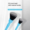Car Details Soft Bristle Interior Brush Crevice Cleaning Brush, Style: Short Blue Handle