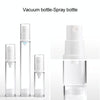 5 PCS Portable Airless Vacuum Pump Bottle Fine Mist Perfume Spray Bottle, 10ml