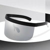Anti-peeping Sun Mirror Integrated Anti-foam Sunscreen Mask, Color:Black Frame White Mercury