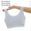 Seamless Girls Underwear Small Undershirt Summer Thin Bra, Size: 75/F(Light Blue)