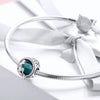 S925 Sterling Silver Mermaid Green Beaded DIY Bracelet Accessories