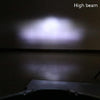 Motorcycle LED Retro Headlights LED Far Near Beam Lights For Yamaha LC135 V2-V6(Transparent Glass)