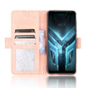 For Asus ROG Phone 3 ZS661KS Wallet Style Skin Feel Calf Pattern Leather Case with Separate Card Slot(Pink)