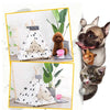 Foldable Pet Tent, Small 40x40x50cm, Breathable Canvas & Pine