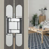 Three-Dimensional Adjustable Cross Hinge Folding Door Concealed Hinge, Specification: No. 3 Sand Silver 80kg