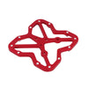 Single Road Bike Universal Clipless to Pedals Platform Adapter for Bike MTB Shoes, Size: Large(Red)