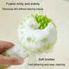 Long Handle Pet Bath Brush with Shampoo Dispenser, Green