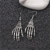 Halloween Character Earrings Alloy Holiday Ornaments, Style: Silver Claw