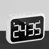 Rechargeable Large Screen LCD Electronic Timing Reminder Alarm Clock Kitchen Baking Timer(White)