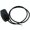 2 PCS Motorcycle Electric Car Modified Accessories Headlight Speaker Over-Car Light Spot Fire Light Multi-Function Self-Locking Switch(Green Light)