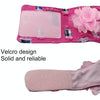 Denim & Canvas Dog Harness with 3D Lace, Pink, L + Lead