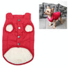 Red XXXL Large Dog Winter Coat - Warm Cotton Vest