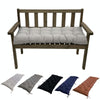 150x50x8cm Outdoor Bench Waterproof Sunscreen Thickened Soft Cushion(Dark Gray)