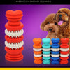 Small Red Rubber Dog Chew Toy - Teeth Cleaning & Training (12cm)