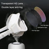 HAIZID Large Frame Waterproof Anti-Fog Swimming Goggles With Earplugs(White)