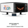 N100/DDR5 12th AlderLake-N100 Dual 4K60Hz Office And Home Mini PC, Spec: 12G+256G /UK Plug