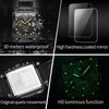 OLEVS 9925 Men Square Dial Multifunctional Waterproof Quartz Watch(Black)