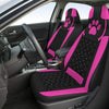 Car Universal Printed Seat Protector Automobile Decoration Supplies, Style: Pink Footprints