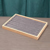 Bamboo Wood Jewelry Display Pallet Jewelry Storage Display Tray, Style: Flat Bar Ring Tary