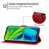For Xiaomi Mi Note 10 Pro Leather Phone Case(Red)