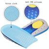 Half-Size Inner Heightening Pads Soft And Comfortable Invisible Shock Absorption Increased Insoles, Size: 2.5cm(Blue)