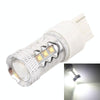 T20/7440 Single Wire 80W 800LM 6500K White Light 16-3535-LEDs Car Foglight, Constant Current , DC12-24V
