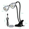 LED Clip Plant Lamp USB Remote Control Dimming Grow Light, Style: Single Head(Full Spectral)