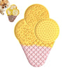 Silicone Licking Mat for Dogs & Cats, Yellow, Slow Feeder