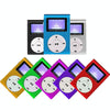Mini Lavalier Metal MP3 Music Player with Screen, Style: with Earphone+Cable(Silver Gray)