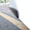 1 Pair Car Carbon Fiber Silicone Bumper Strip, Style: Long (Grey)