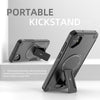 For Samsung Galaxy A05 Armor MagSafe Holder PC Hybrid TPU Phone Case(Black)