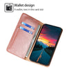 For Samsung Galaxy S25 5G Gloss Oil Solid Color Magnetic Leather Phone Case(Rose Gold)