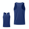 H-Shape Summer Men Sports Vest Casual Breathable Quick-drying Outdoor Running Vest, Size: M(Navy Blue)