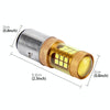 BA20D 10W 1000 LM Car Headlight Lights with 28 SMD-3030 LED Lamps, DC 12V(Gold Light)