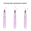 USB Plug Aluminum Nail Drill Machine Electric Manicure Milling Cutter Set(Golden)