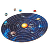 Children Universe Planet Cognition Puzzle Matching Board Early Learning Educational Toy, Style: Round Solar System